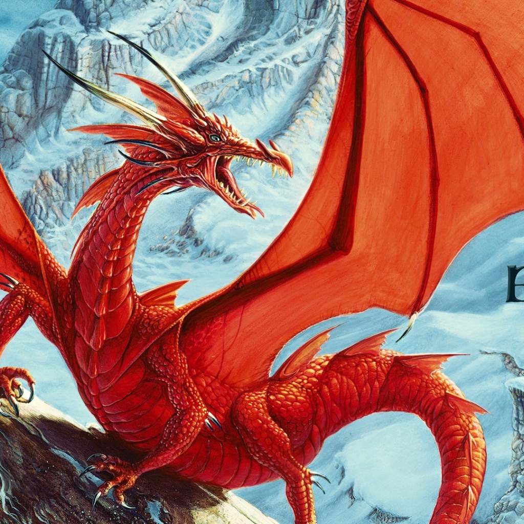 Красный дракон в игре Baldur's Gate