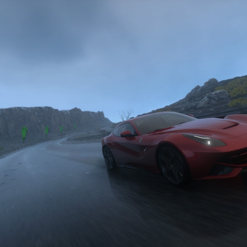 Красный Феррари в игре Driveclub