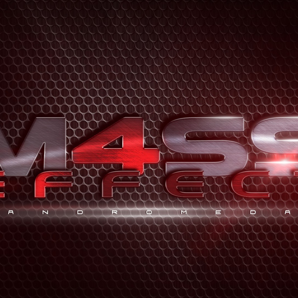 Красный фон Mass Effect Andromeda