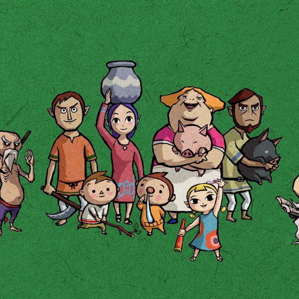 Сельские персонажи игры The Legend of Zelda