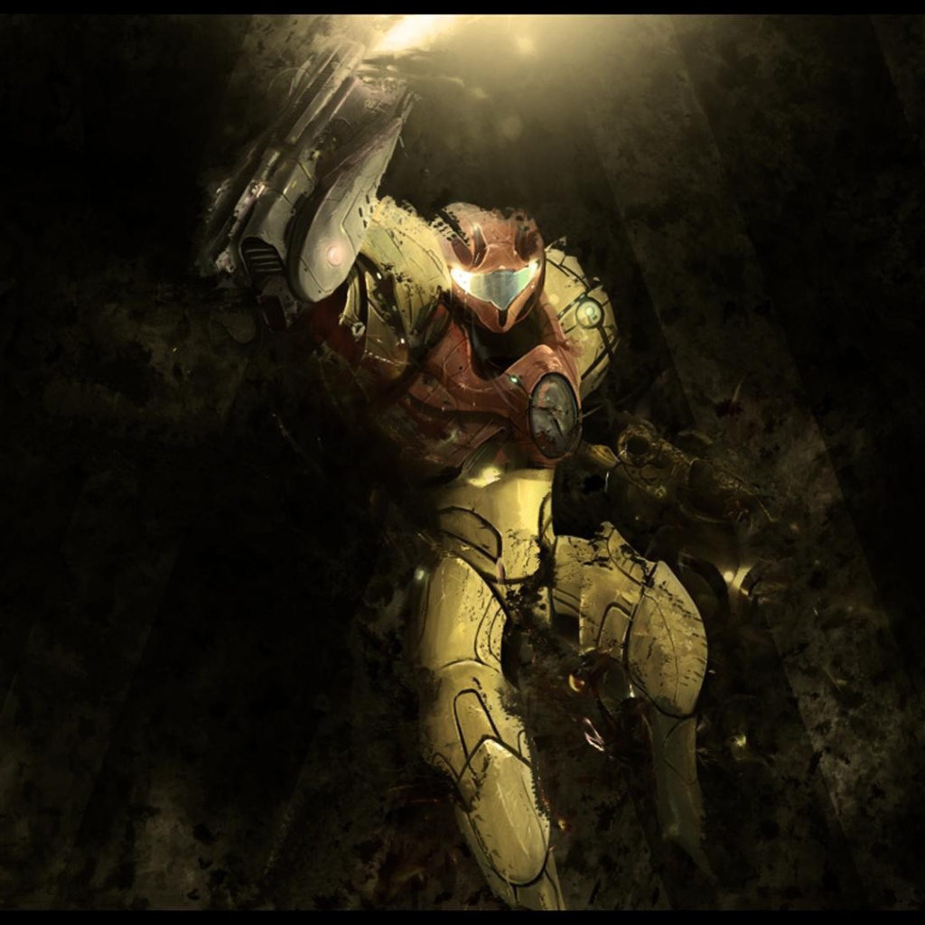 Самус Аран в игре Metroid