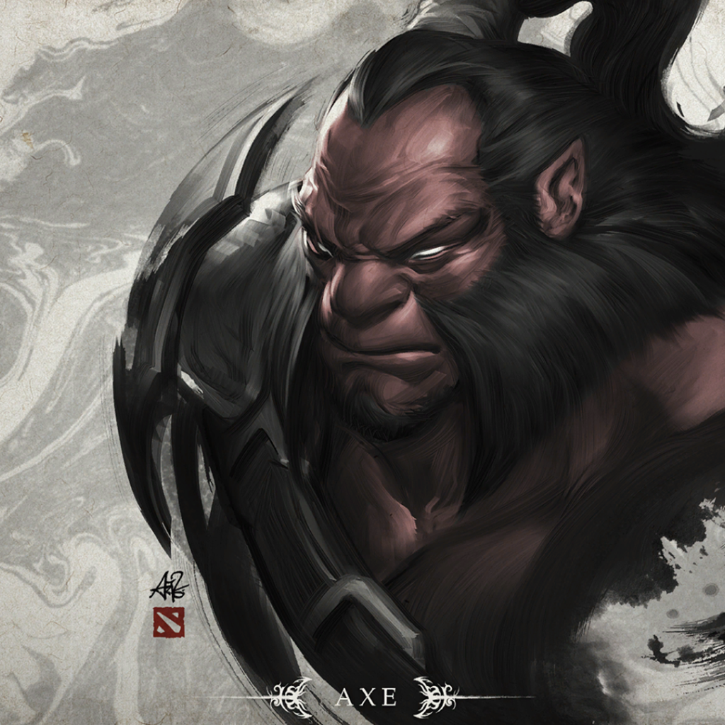 Лохматый Акс в игре Dota 2