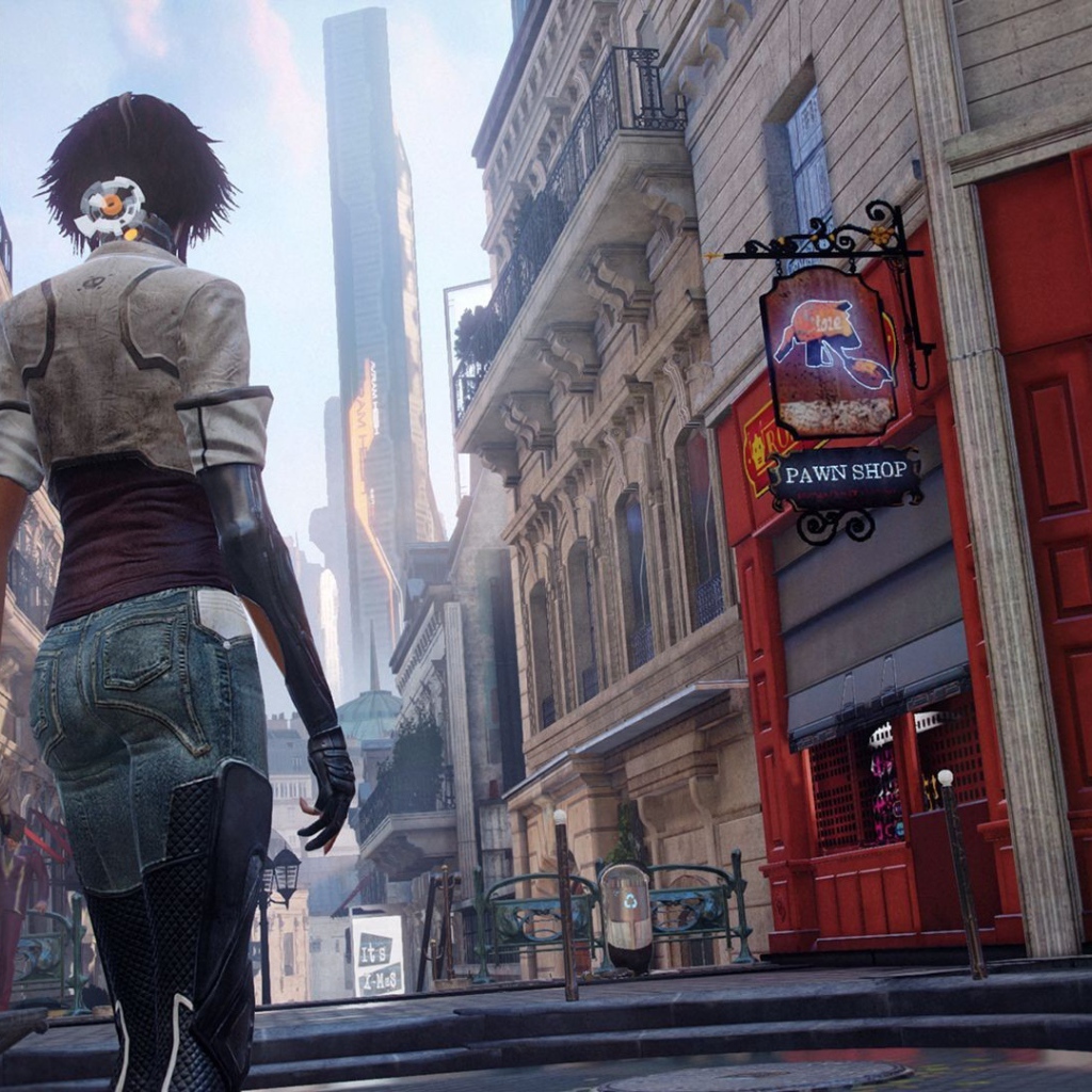 Девушка идет по Парижу, игра Remember Me