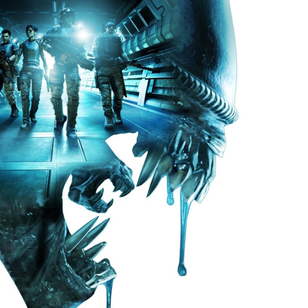 Силуэт игры Alien Isolation