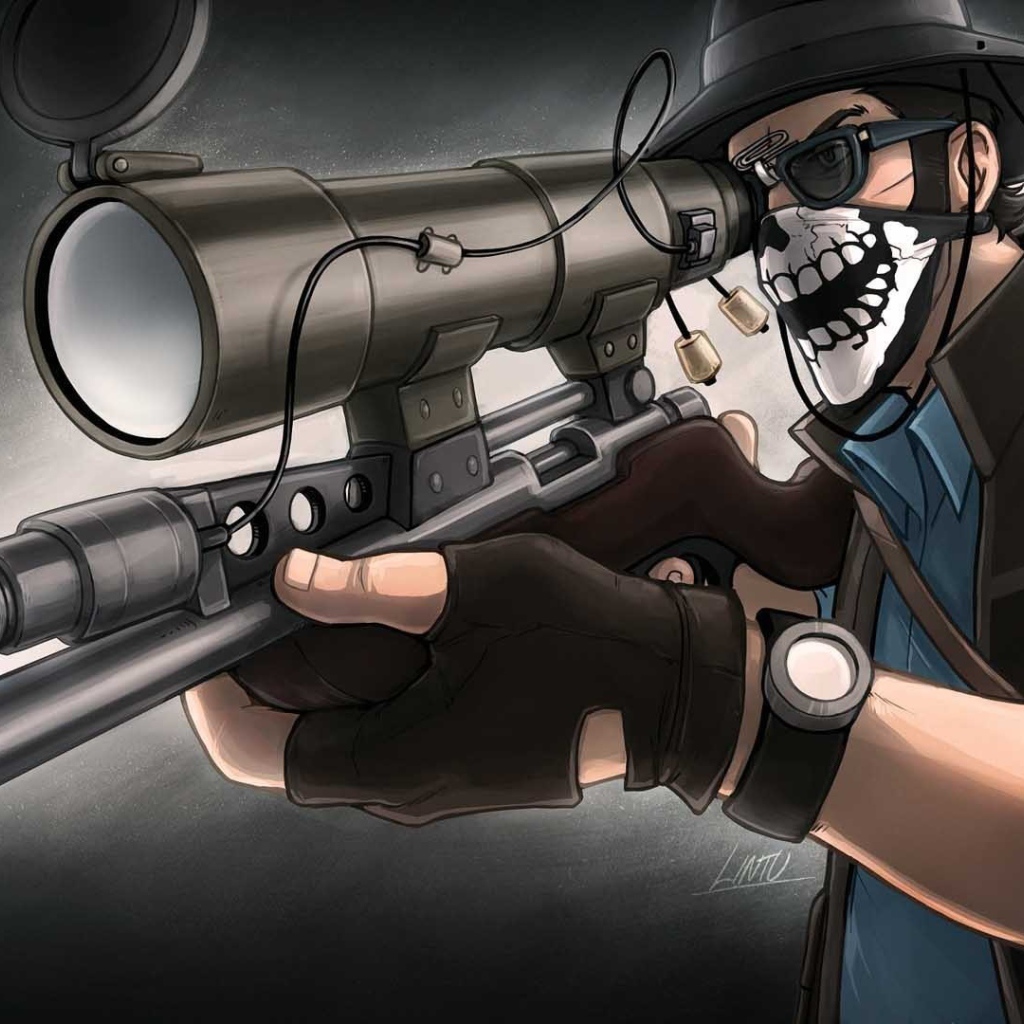 Снайпер из игры Team Fortress 2