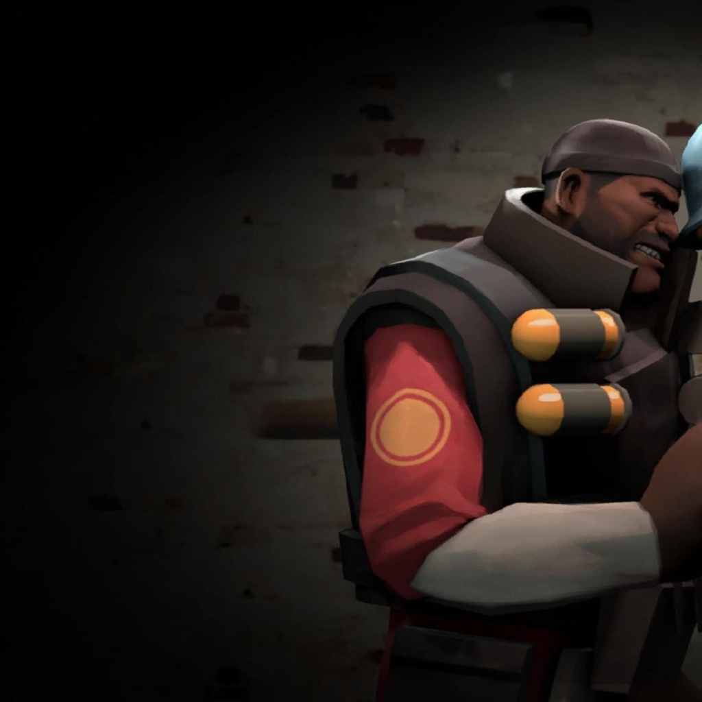 Солдаты из игры Team Fortress 2