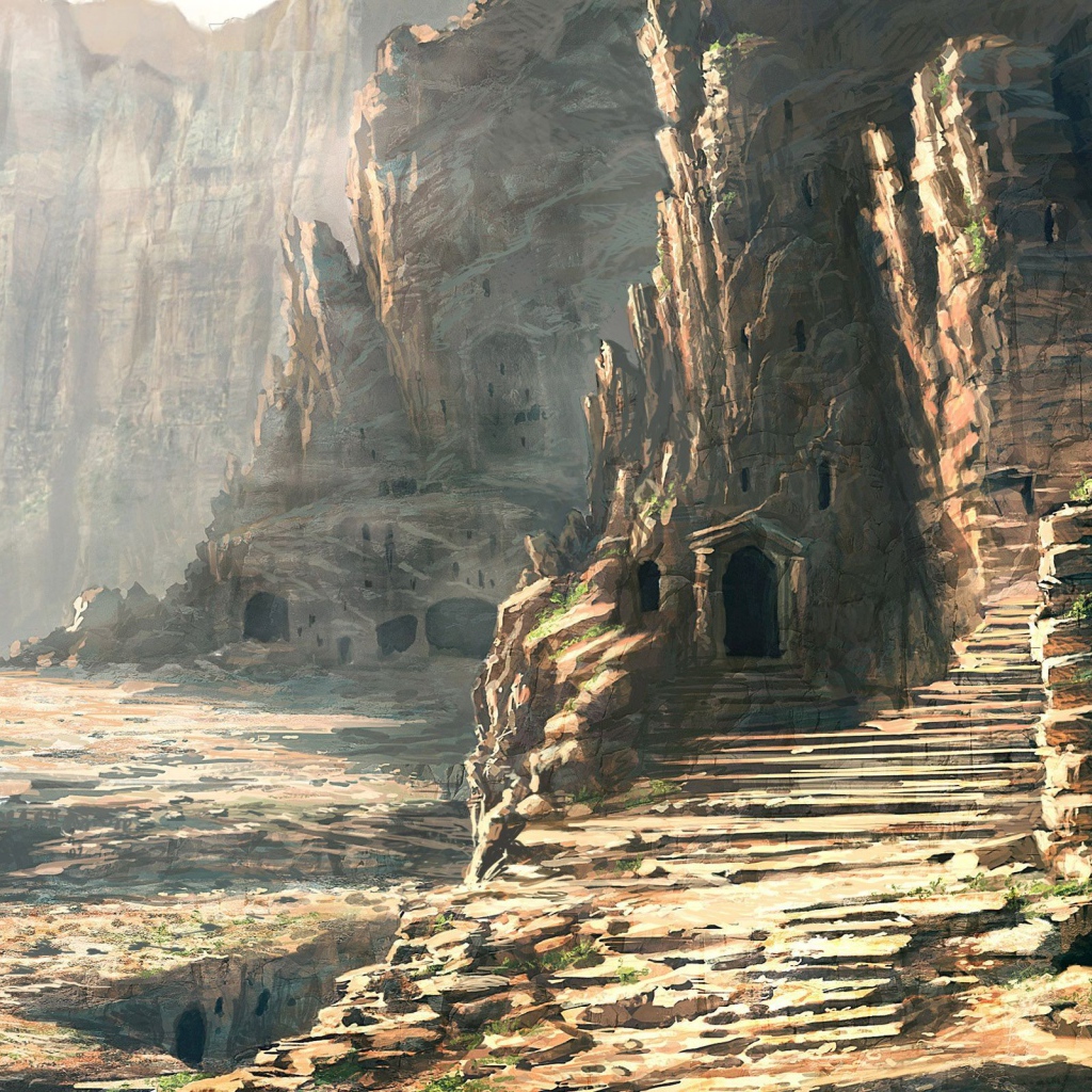 Лестница в горы, игра Assassin's Creed