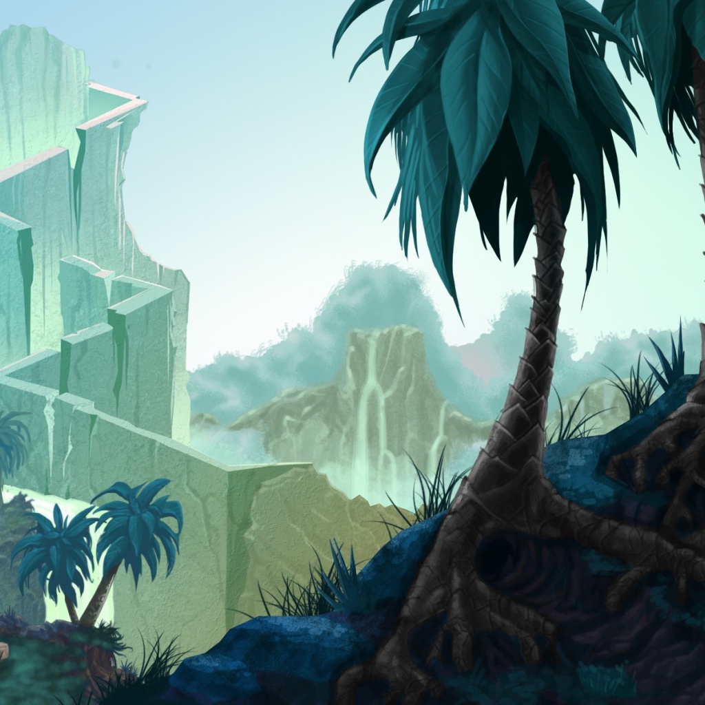 Лестница в небо, фон игры Bejeweled 3