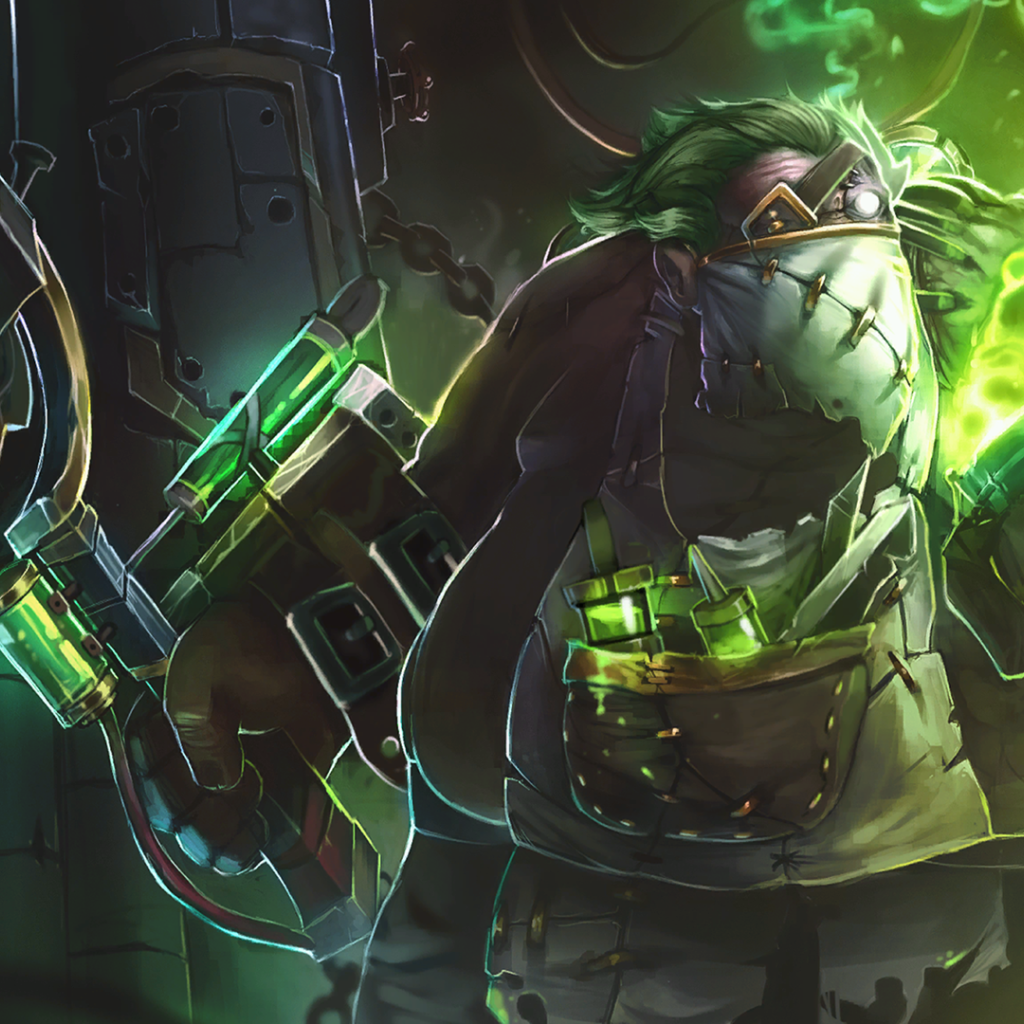 Кислотный персонаж игры Dota 2