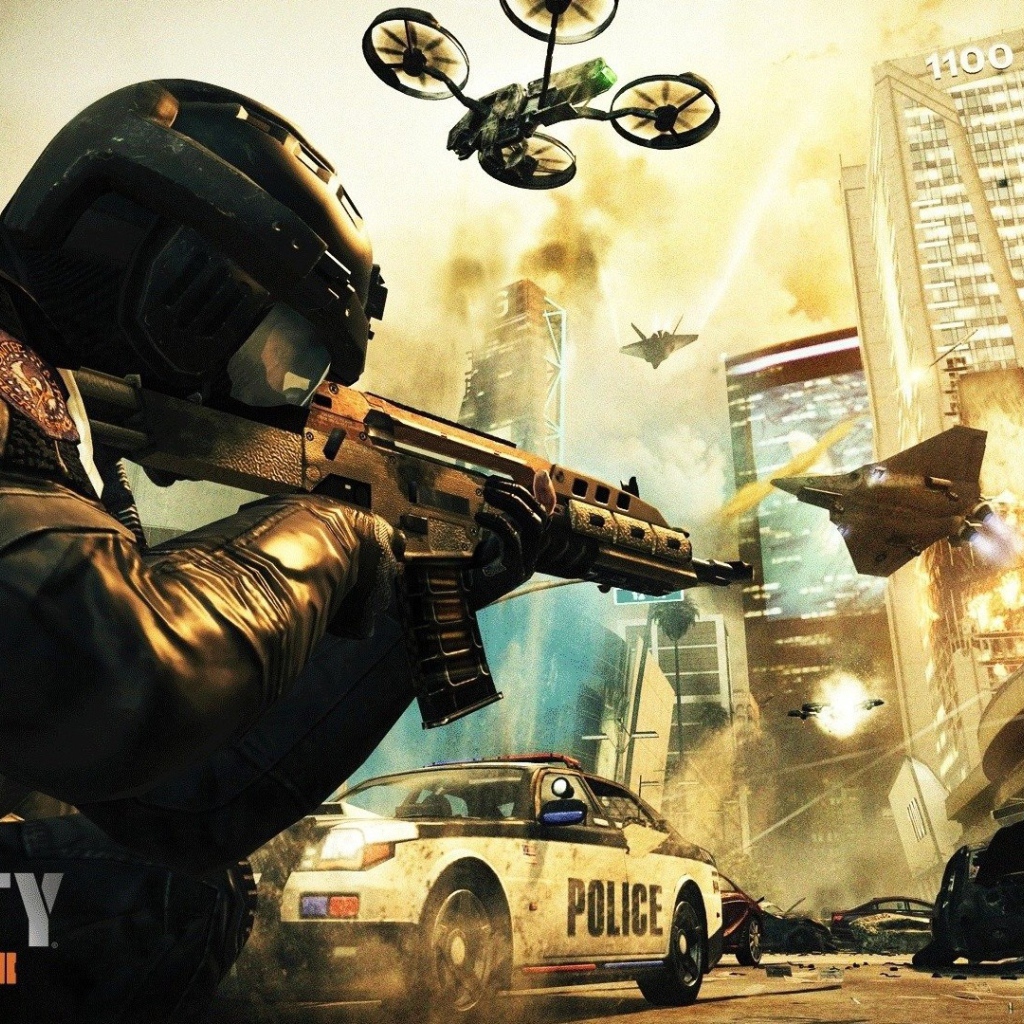 Сражение в игре Call of Duty Black Ops 2