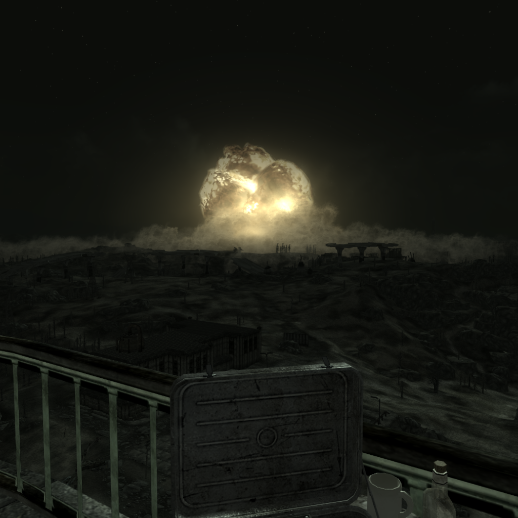 Взрыв в игре Fallout 3