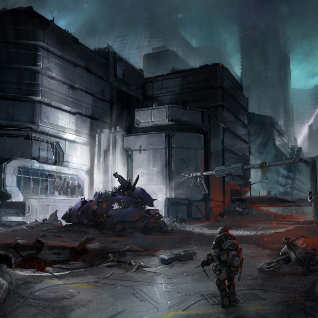 Мир игры Halo 3 ODST