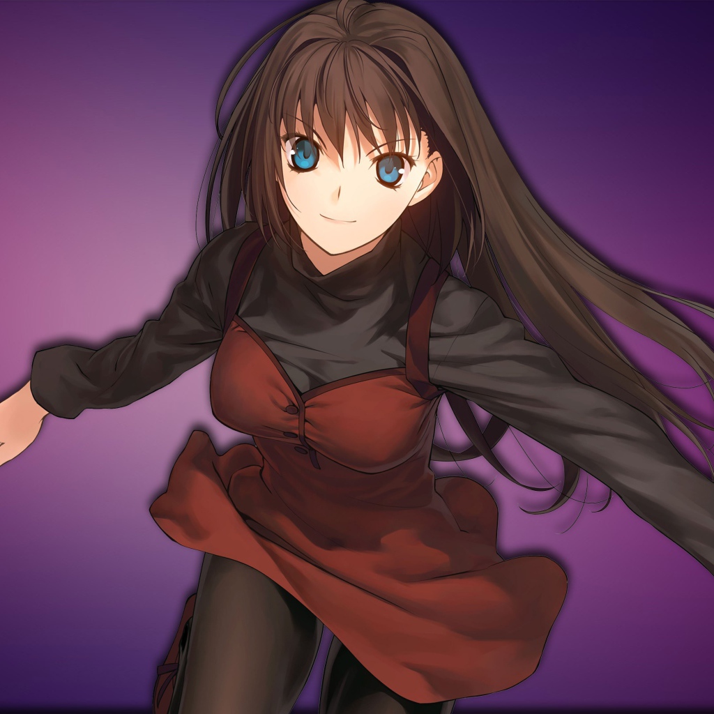 Девушка из игры компании Type Moon