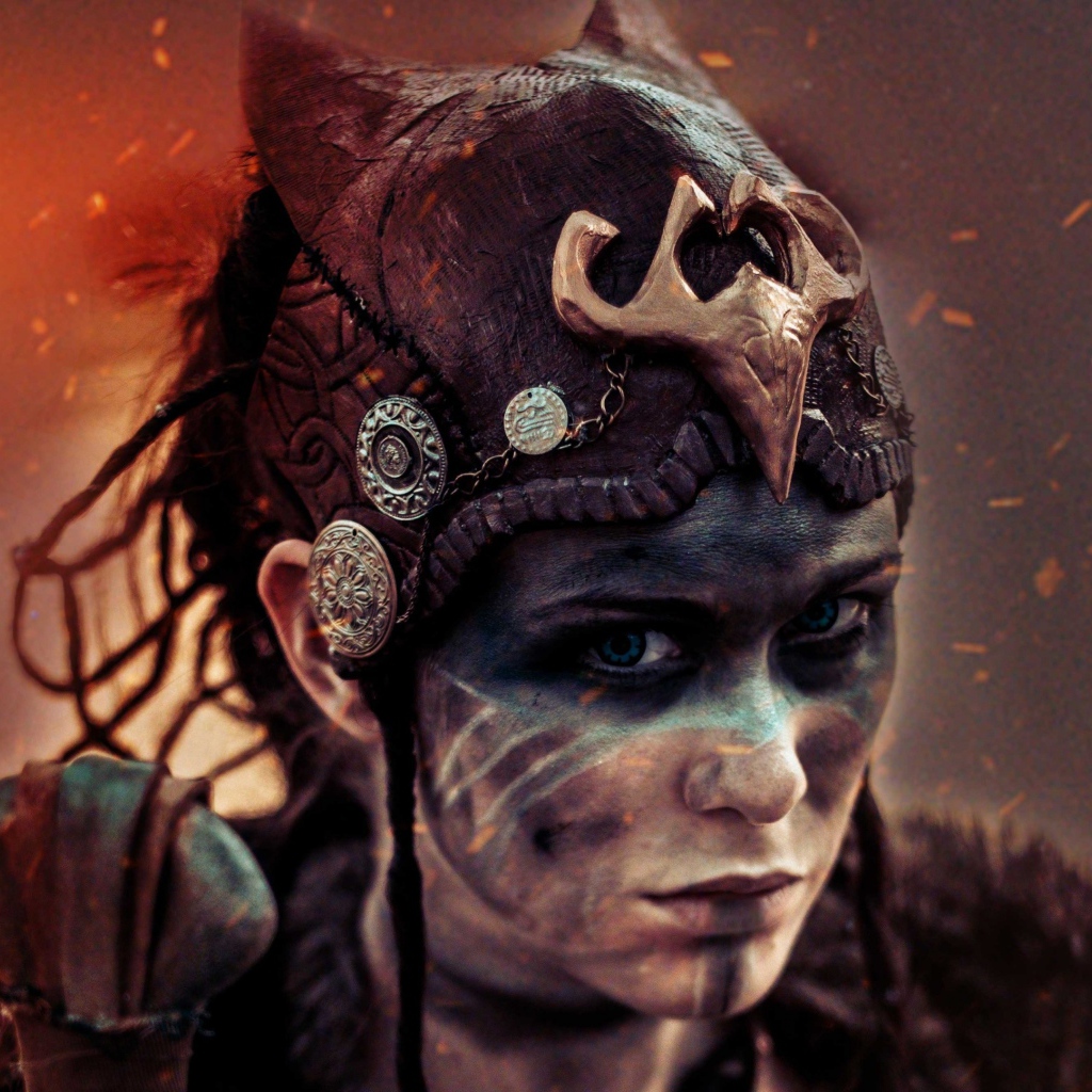 Девушка из видеоигры Hellblade