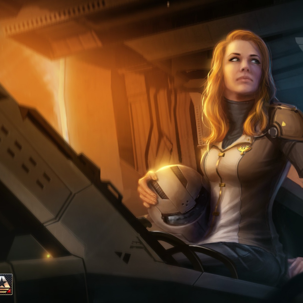 Девушка в игре Star conflict