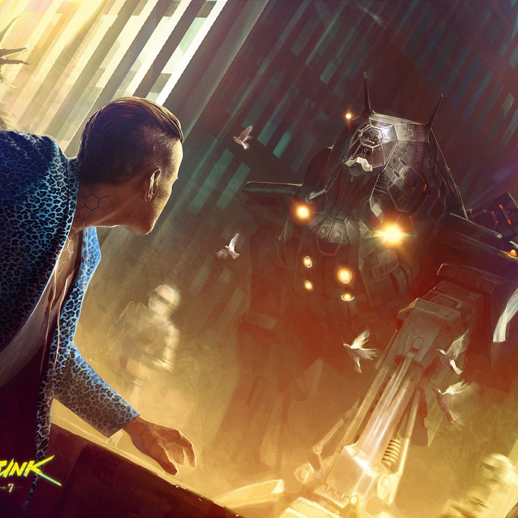 Герой игры Cyberpunk 2077