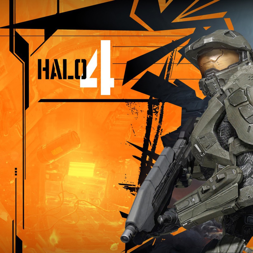 Постер игры Halo 4, Мастер Чиф