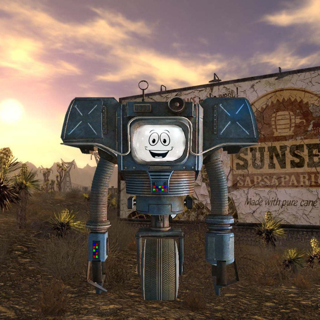 Робот из игры Fallout New Vegas