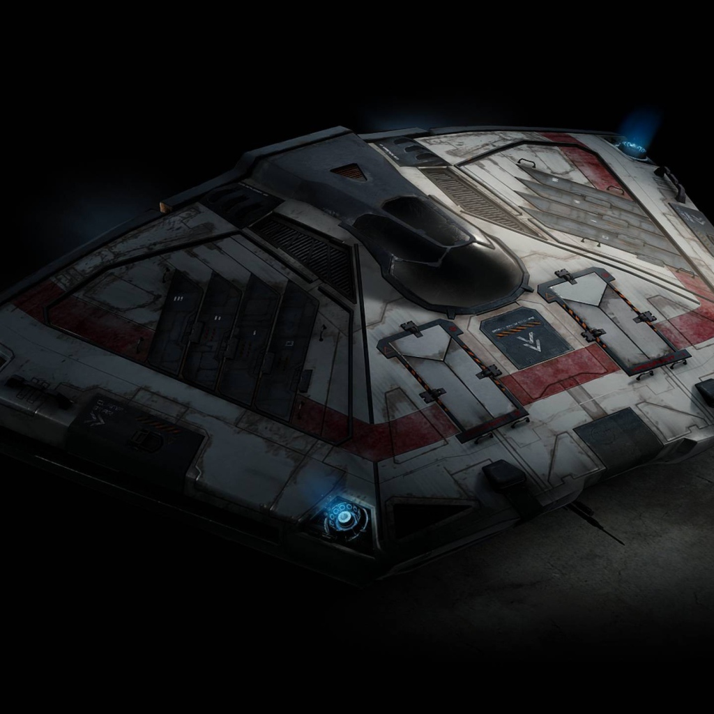 Корабль из космического симулятора Elite Dangerous