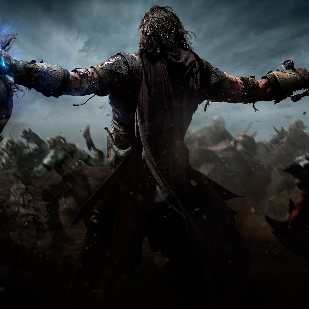 Солдат отрубил голову врагу в игре Middle-earth Shadow of Mordor