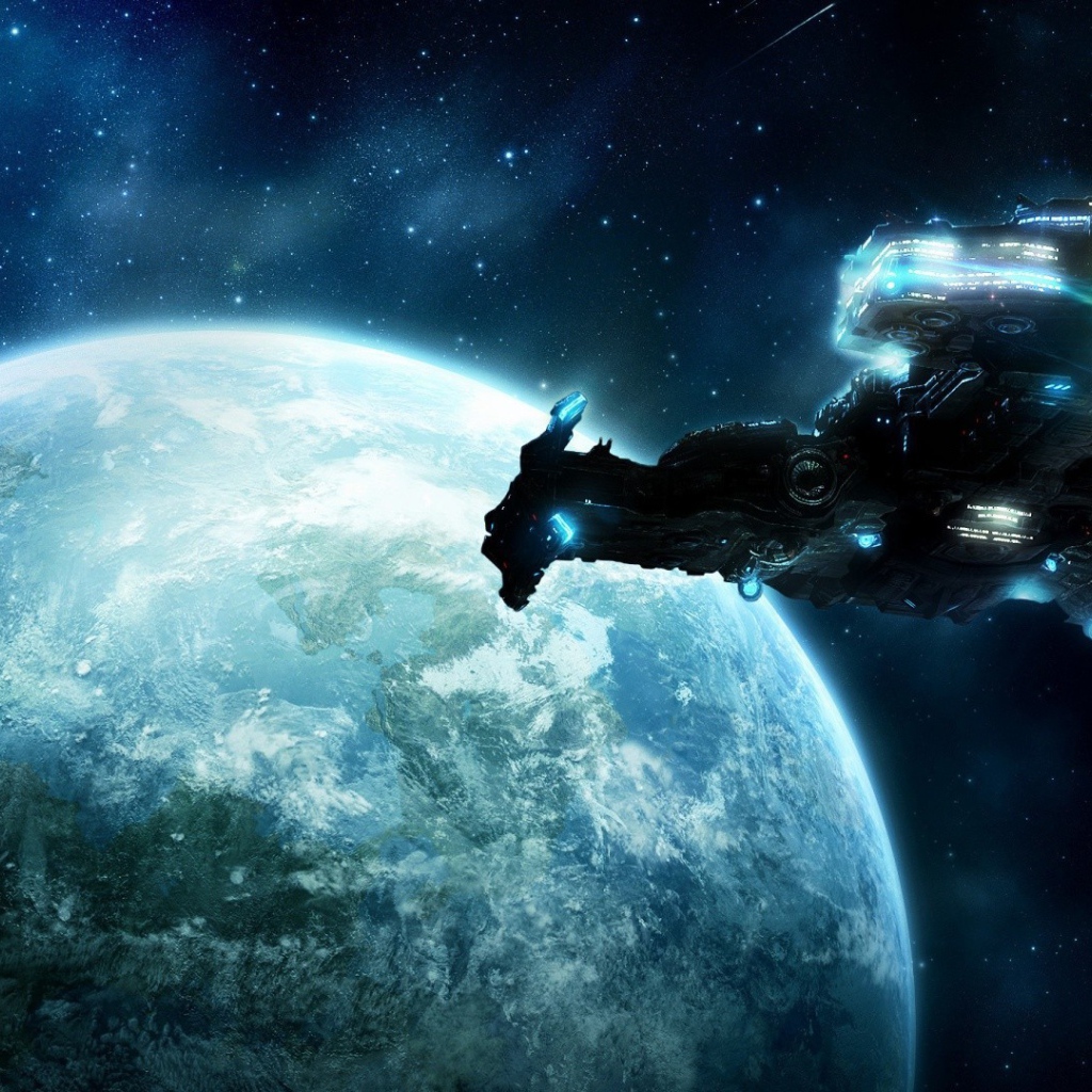 Космический корабль похож на дракона