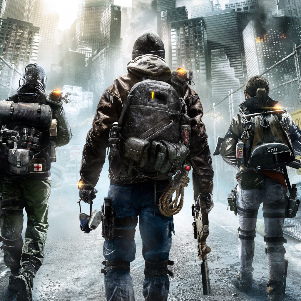Три героя игры Tom Clancy's The Division