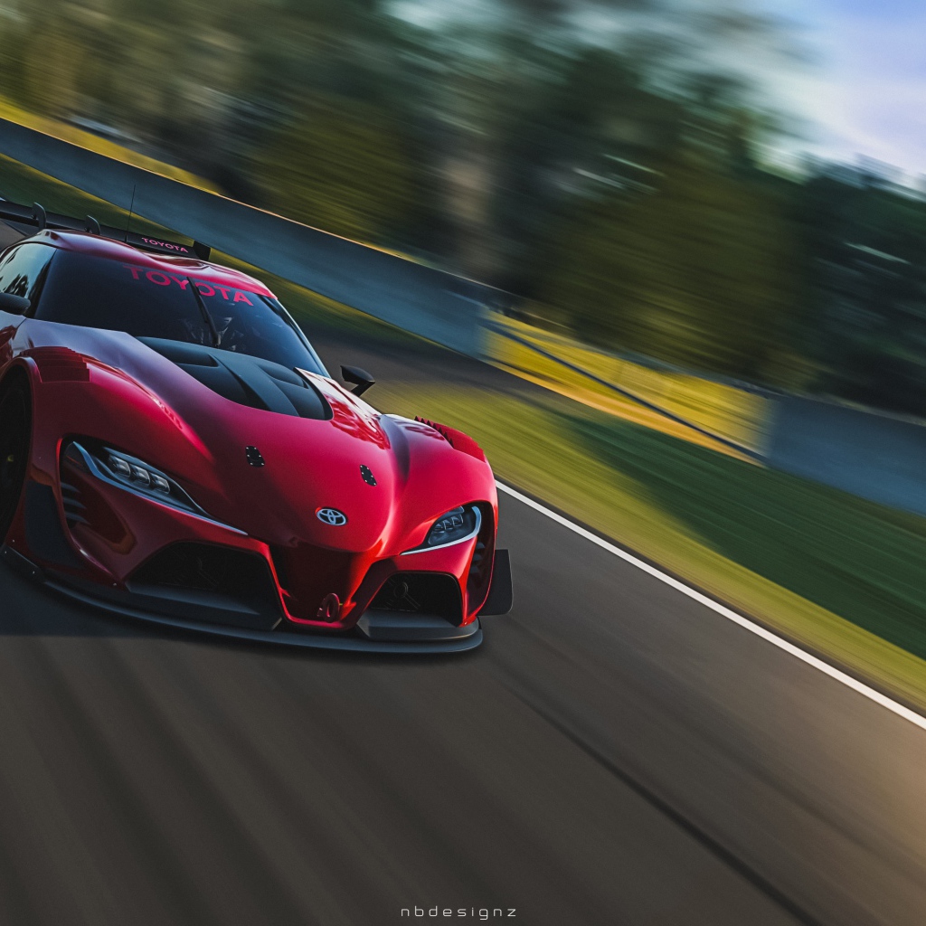 Тойота на треке в игре Gran Turismo 6