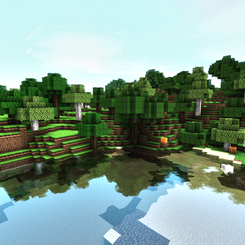 Растительность в игре Minecraft