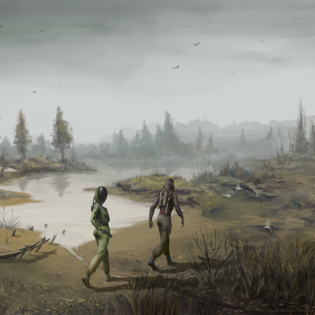 Прогулка по заброшенной местности, игра S.T.A.L.K.E.R