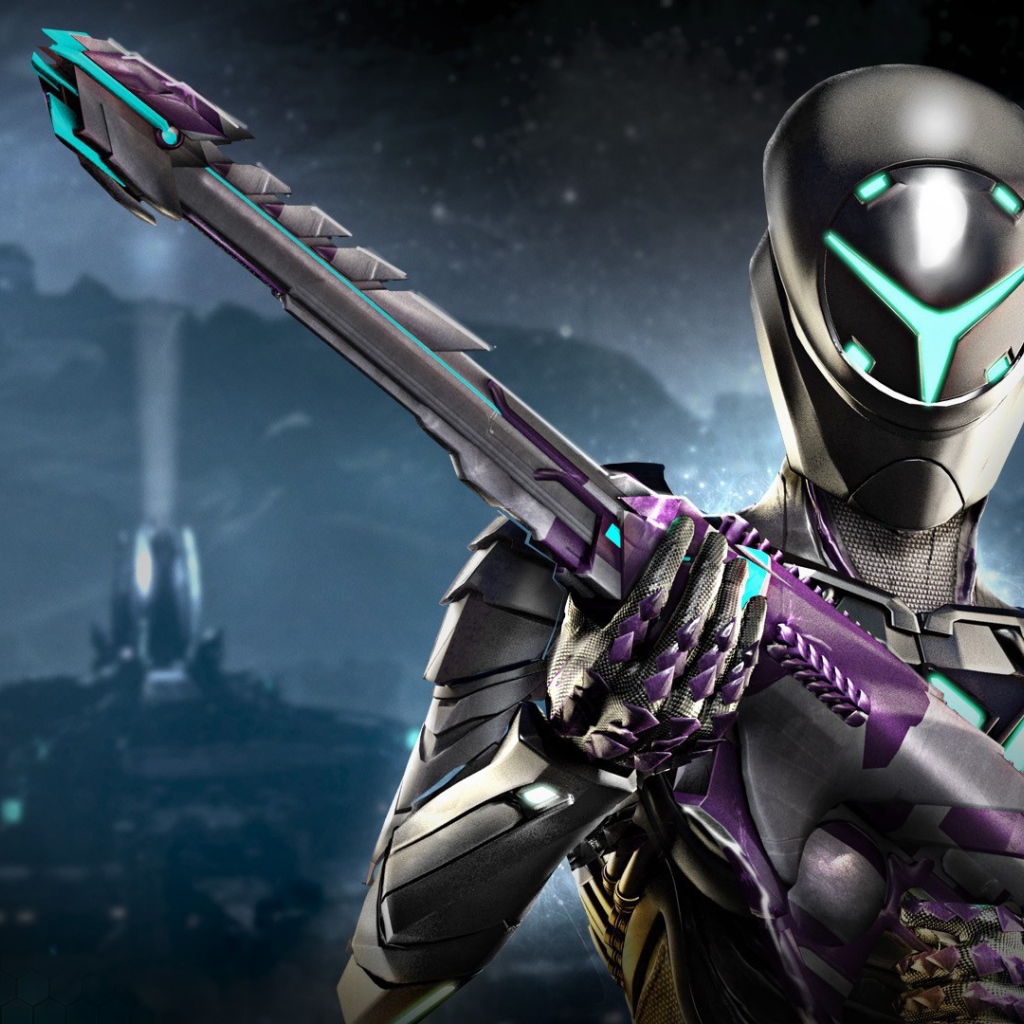 Воин в маске в игре Planetside 2