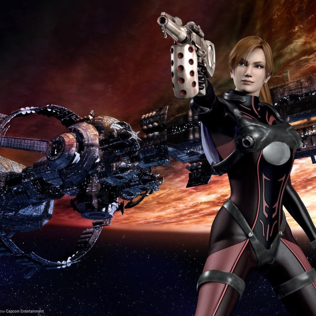 Воин из игры Dino Crysis