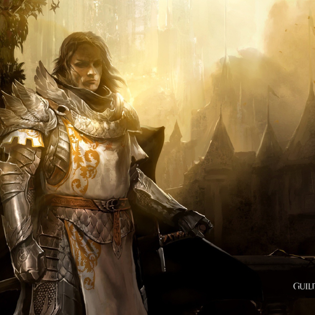 Воин из игры Guild Wars 2