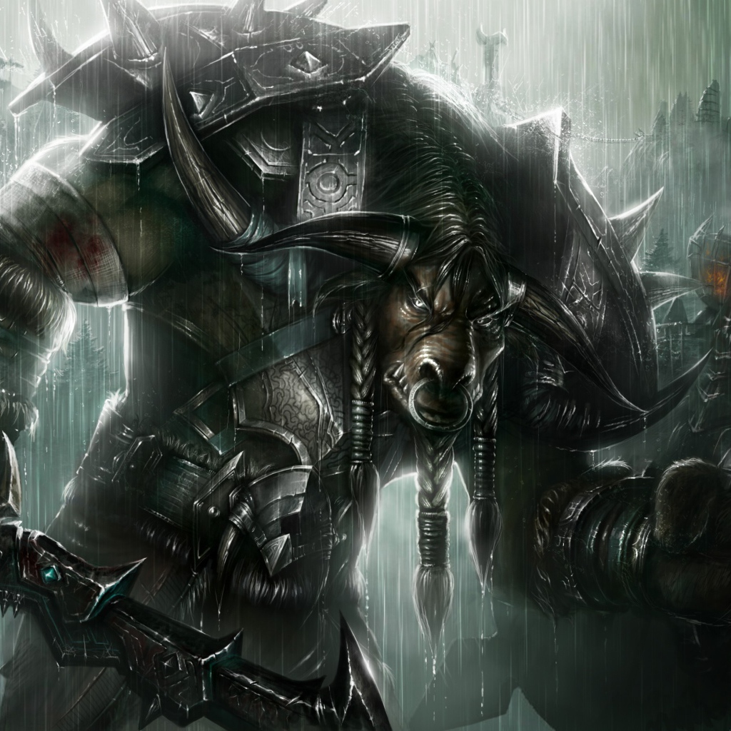 Воин из игры Варкрафт