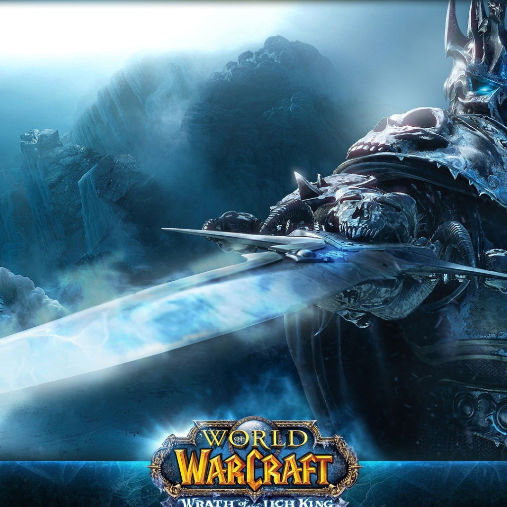 Воин с мечом в игре World of Warcraft