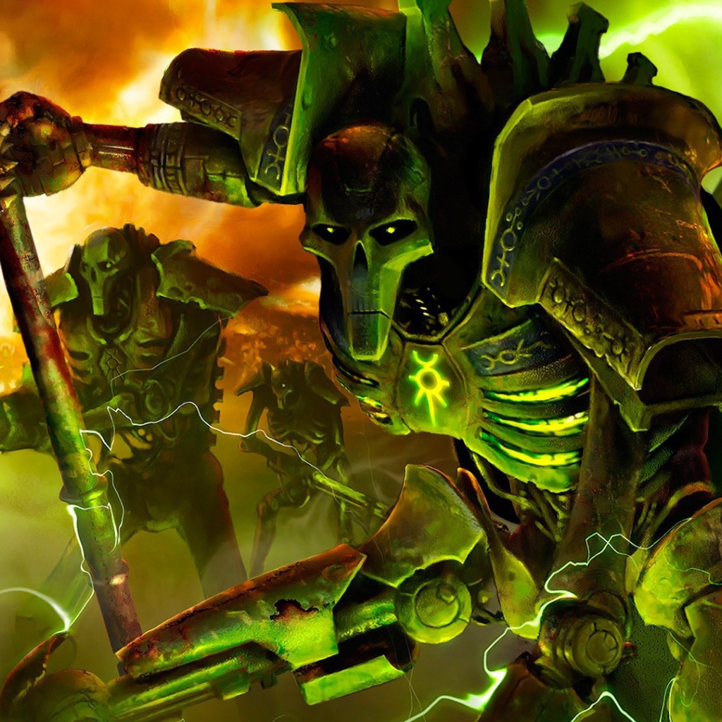 Воины некроны из игры Warhammer 40K