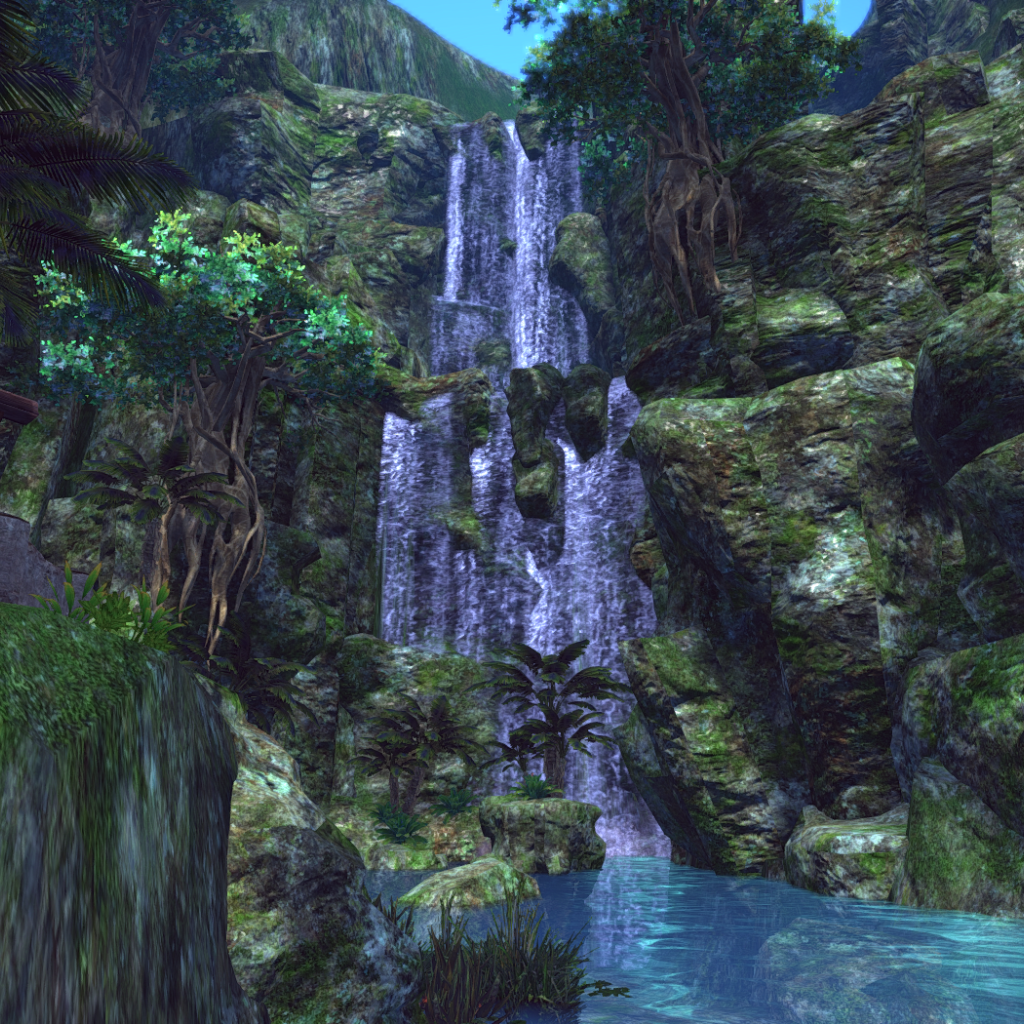 Водопад в игре Tera