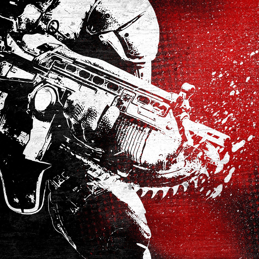 Белый робот, игра Gears of War