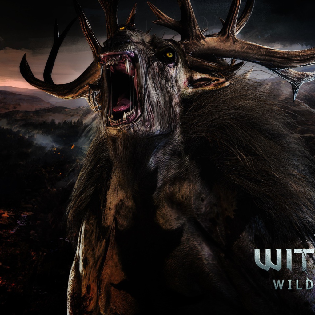 Дикий олень в игре The Witcher 3 Wild Hunt
