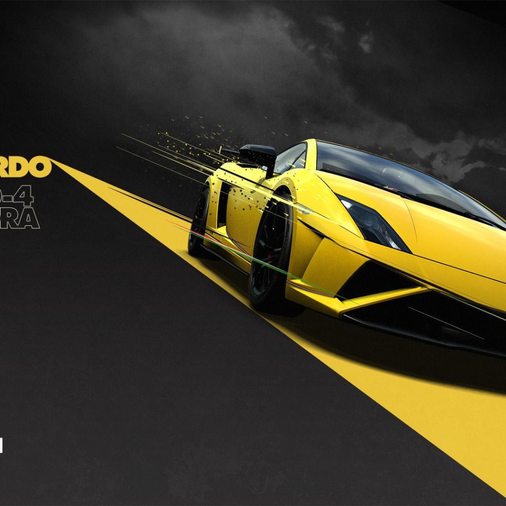 Желтый Ламборгини в игре Driveclub