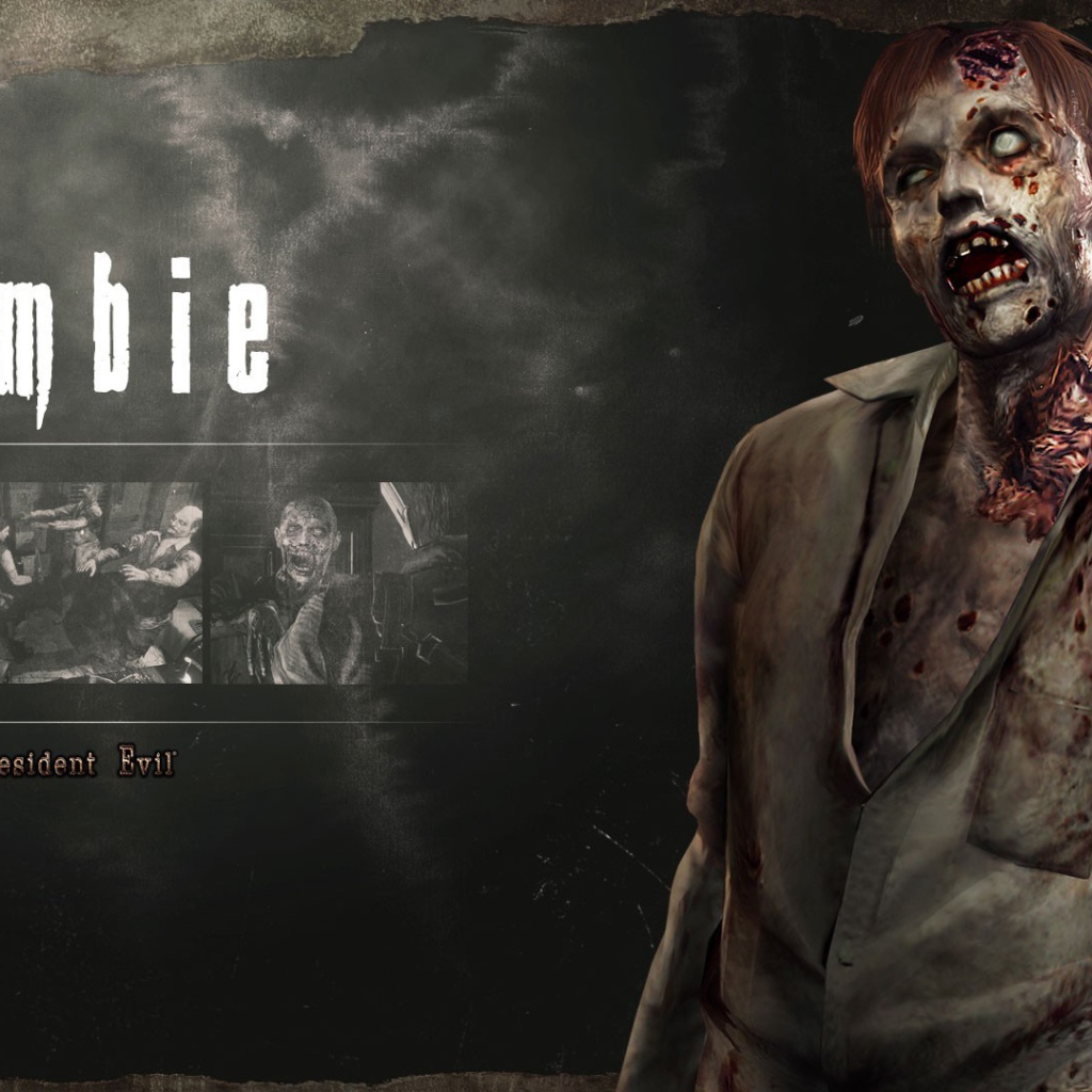 Зомби из игры Resident Evil HD Remaster