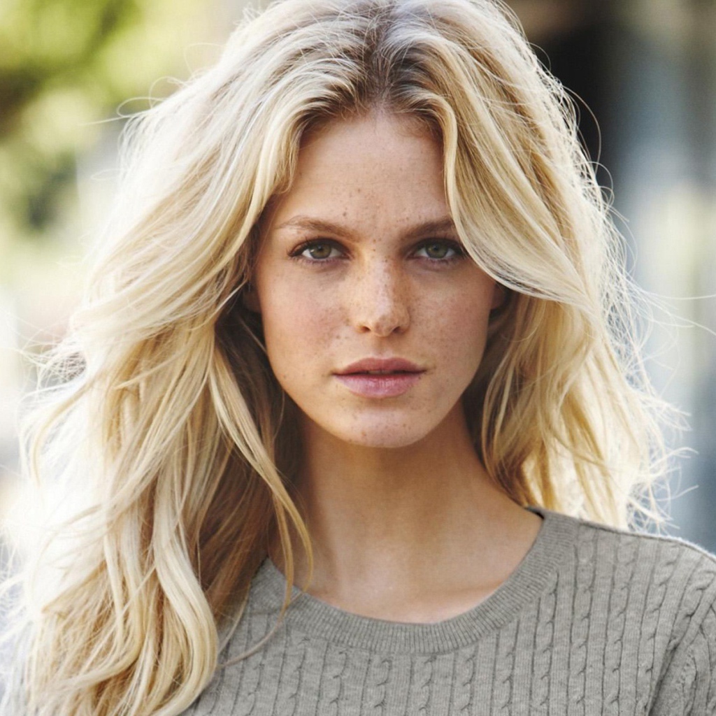 Модель блондинка Эрин Хитертон