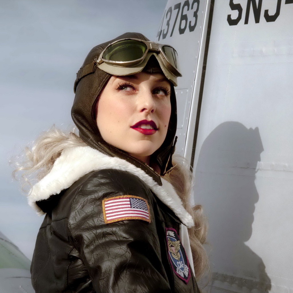 Девушка пилот ВВС США