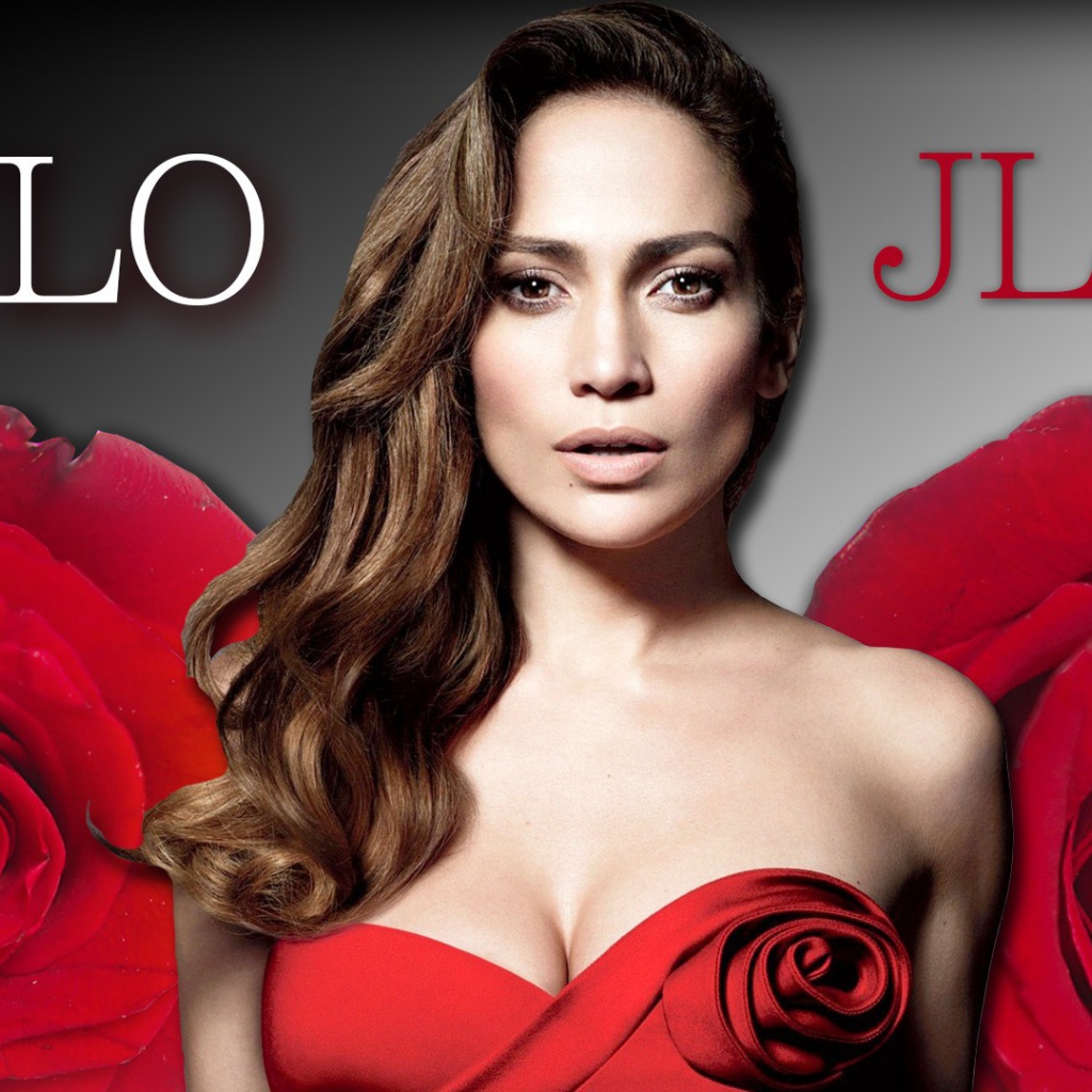 Дженнифер Лопес в розах