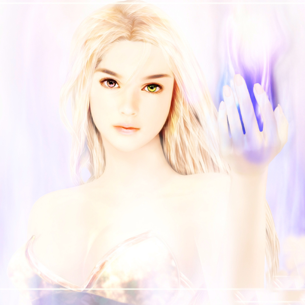 Портрет воздушной девушки