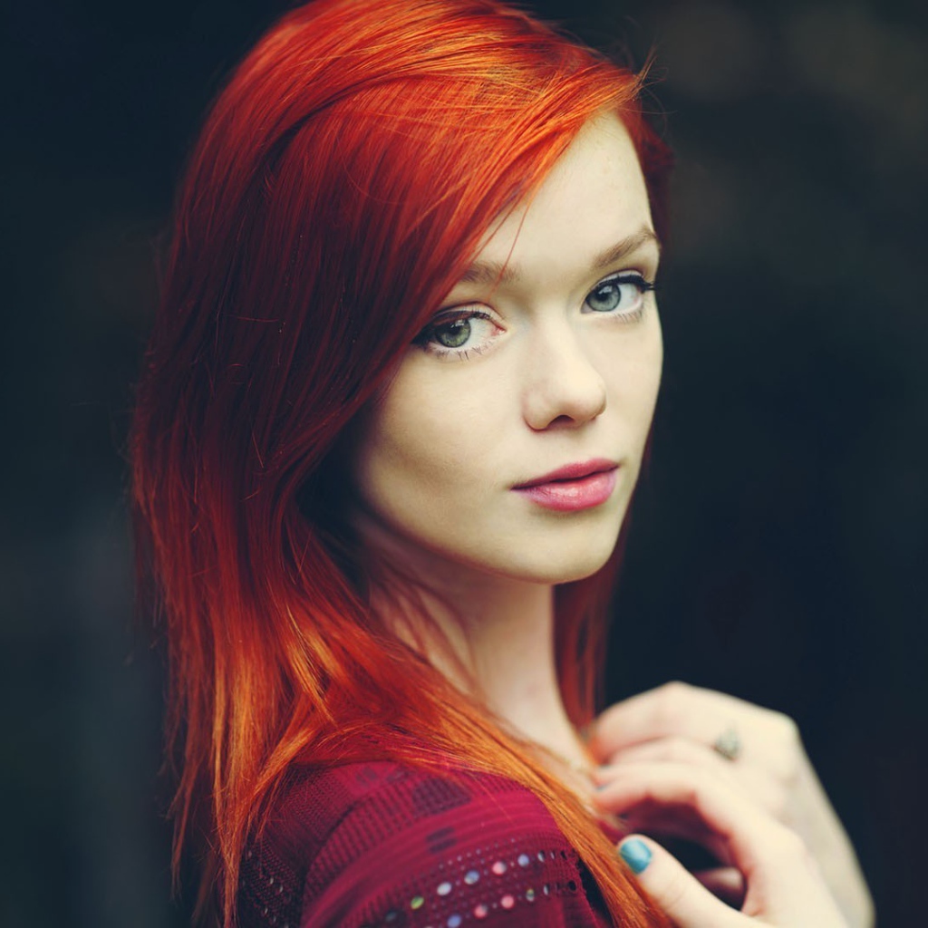 Зеленоглазая модель Julie Kennedy