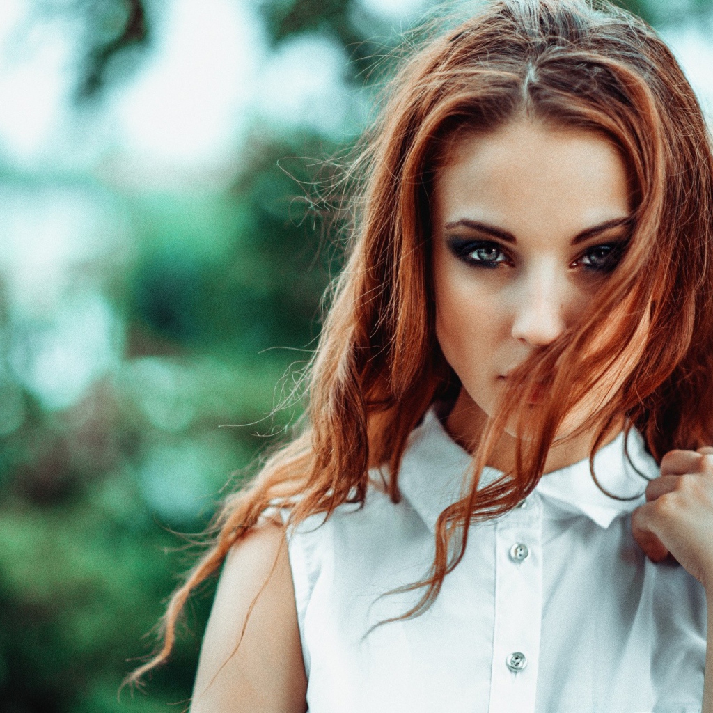 Рыжая модель Алла Бергер