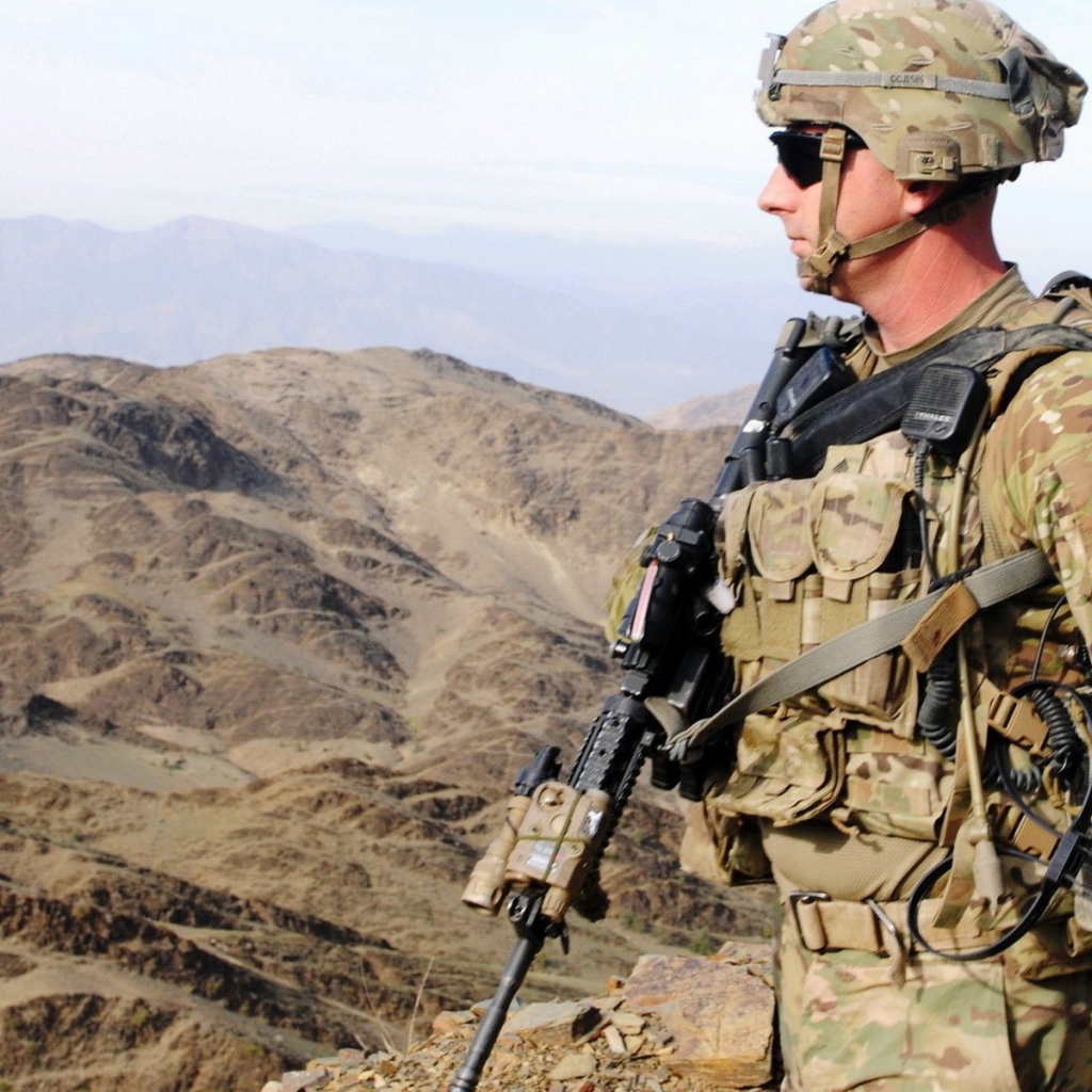 Солдат ISAF в Афганистане