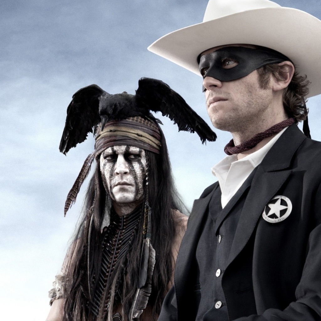 Шериф в маске и индеец