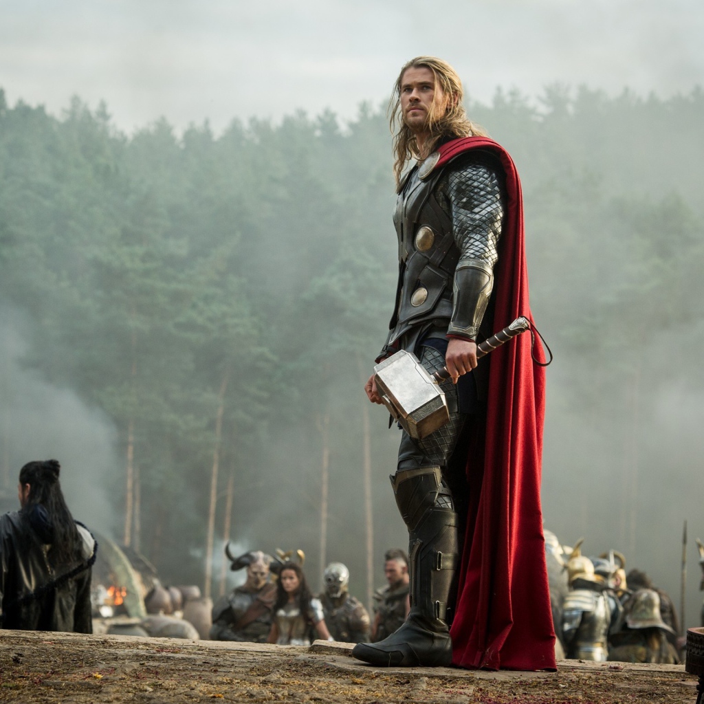 Съемочная площадка фильма Тор