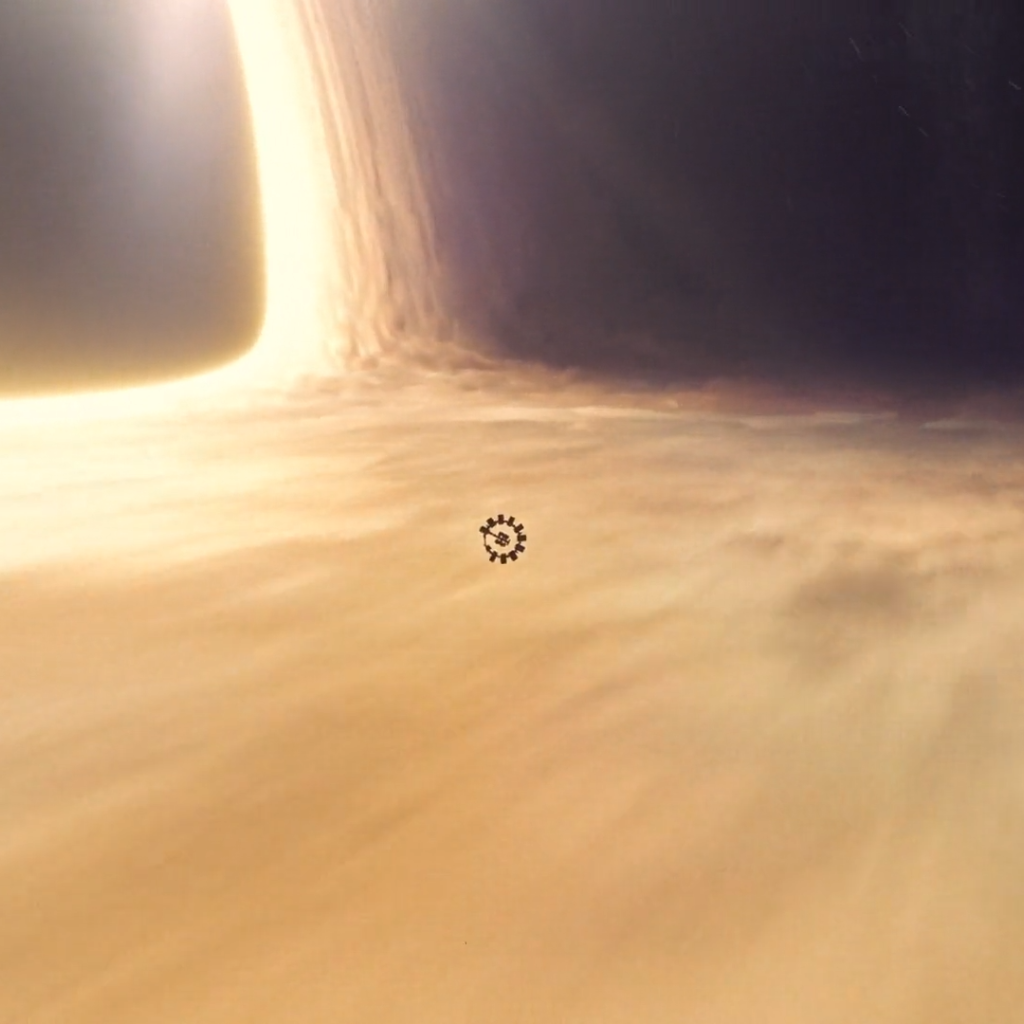 Космическая станция в фильме Интерстеллар